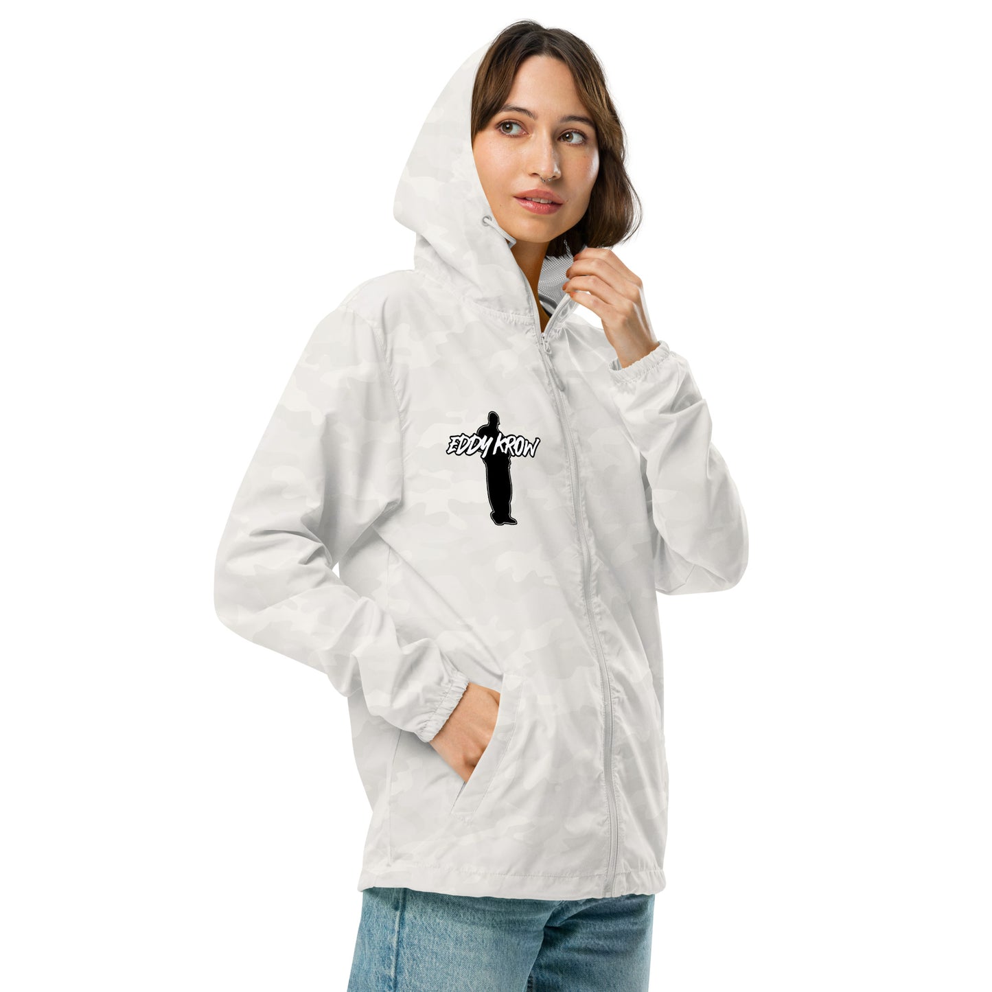 Unisex lightweight zip up windbreaker